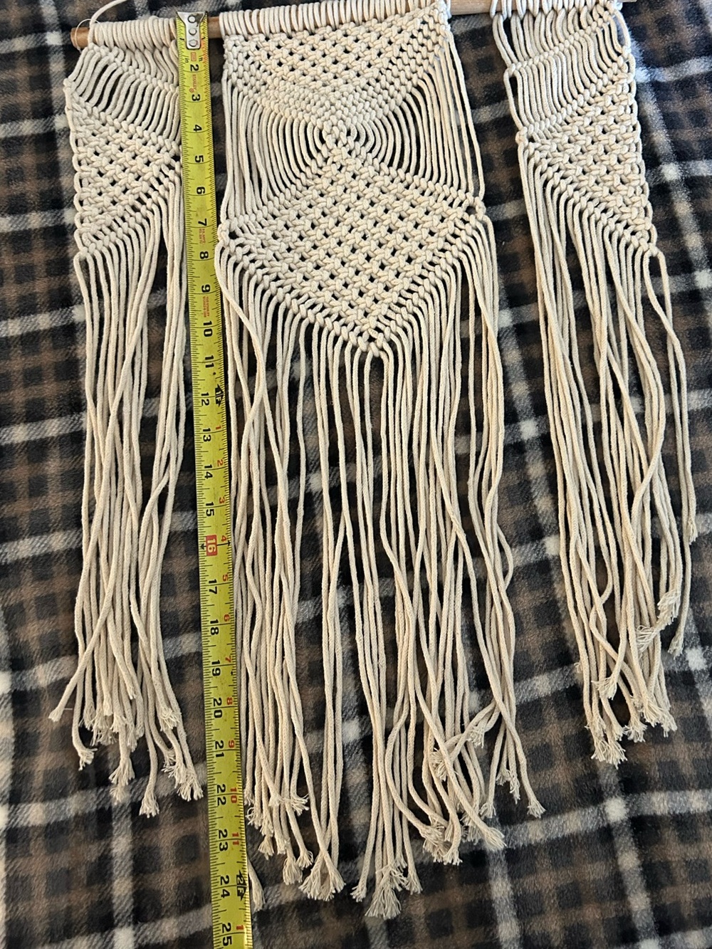 macrame hanging tapestry - Picture 4 of 4